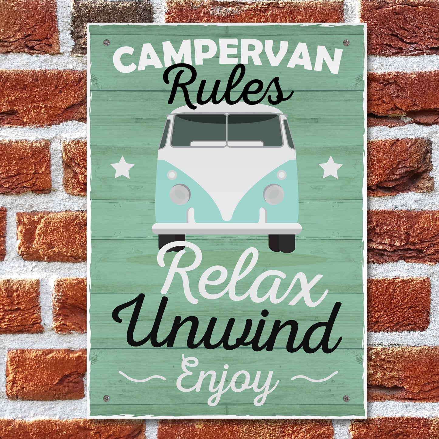 Camper Van Accesories Travel Holiday Novelty Plaques Birthday