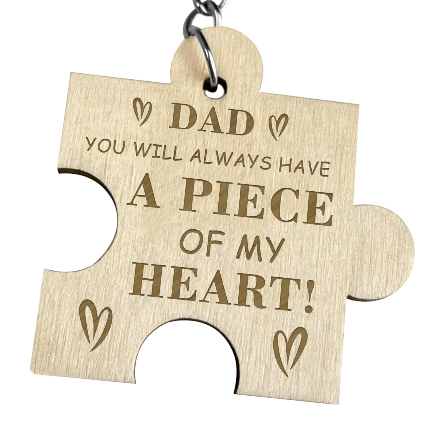 Dad Gift Engraved Keyring Birthday Fathers Day Gift For Dad