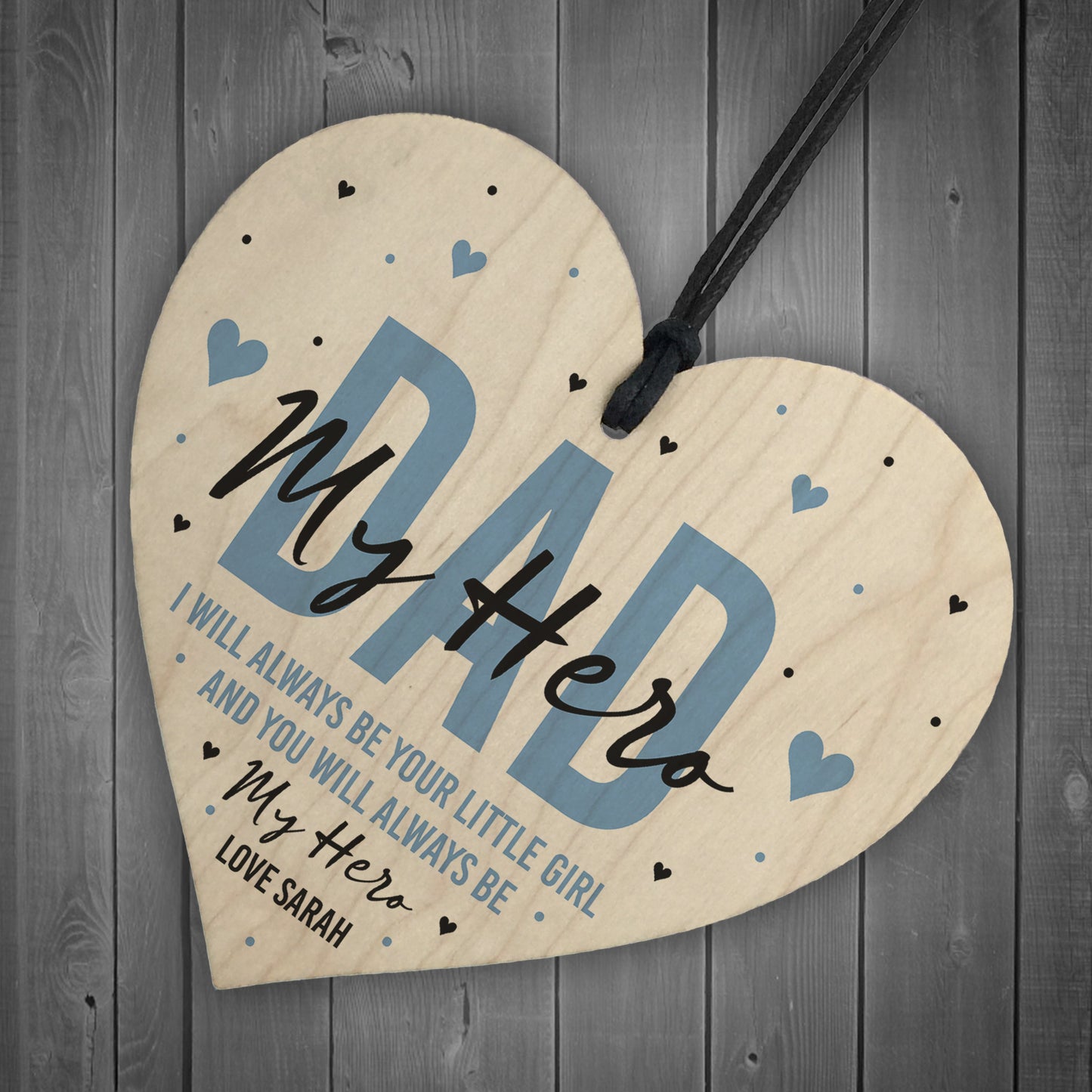 PERSONALISED Father Daughter Gift Daddy Daughter Birthday Xmas