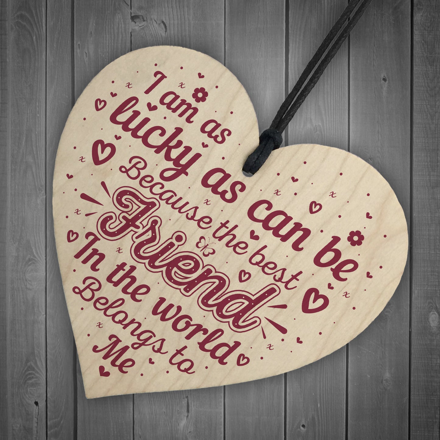 Best Friend Heart Friendship Friend Christmas Birthday Presents