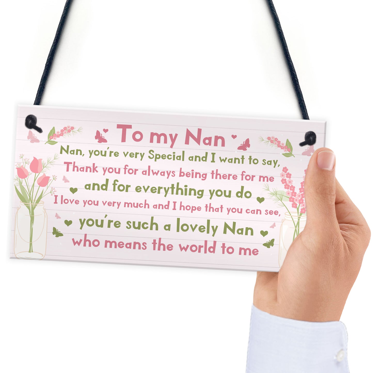 Birthday Gifts For Nan Christmas Gift Hanging Plaque Nan Gift