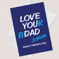 Funny Hilarious Fathers Day Cards For Dad Card From Daughter Son