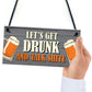 Novelty Bar Sign Garden Signs Home Bar Sign Alcohol Gift