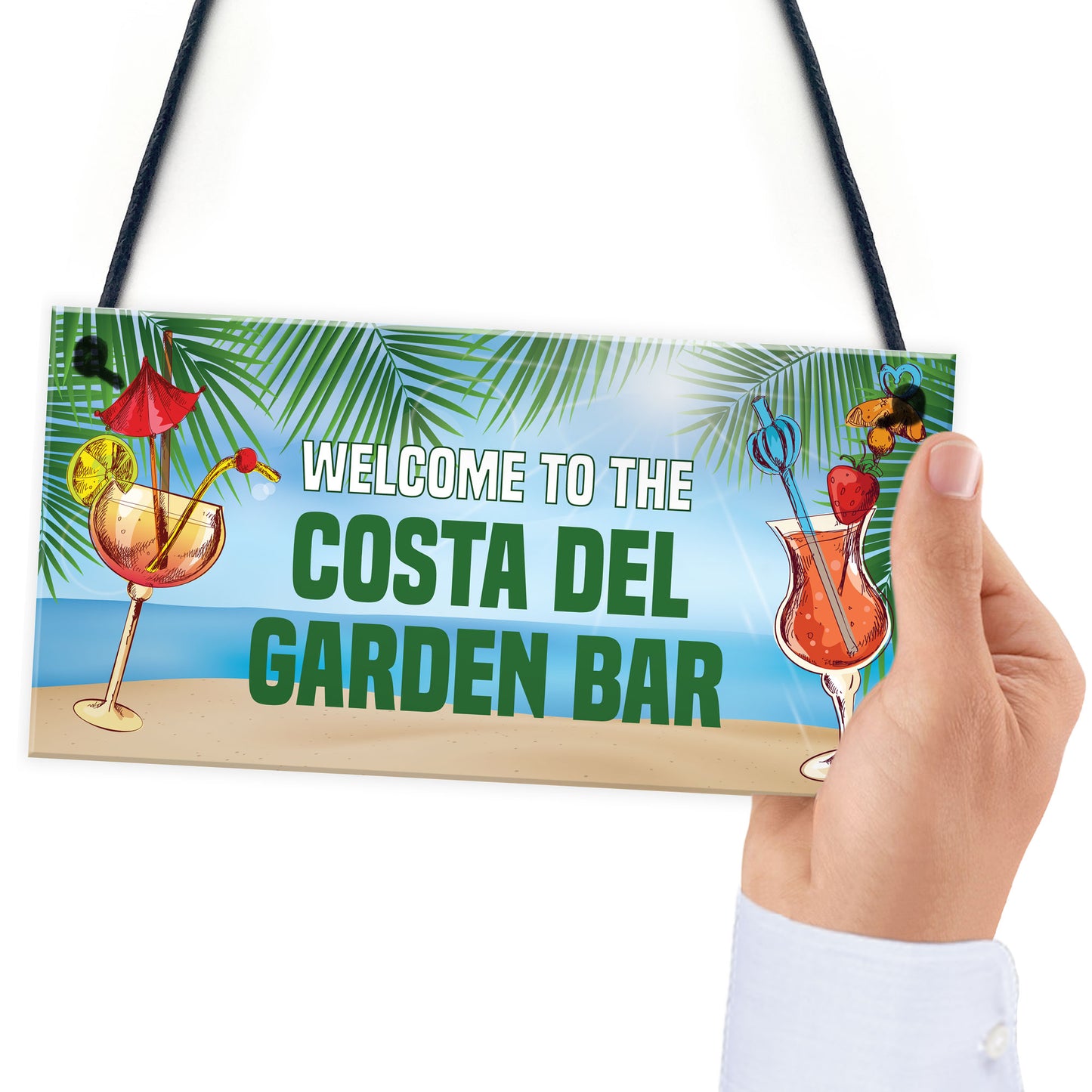 Garden Bar Sign Funny Garden Sign For Outdoor Lockdown Sign