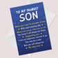 Card For Son Birthday Son Card From Mum Dad Card For Him