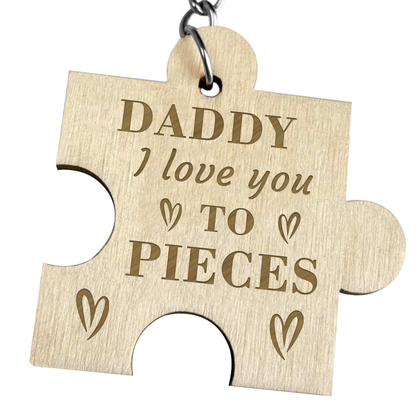 Dad Gift Wooden Keyring Gift For Dad From Daughter Son Christmas