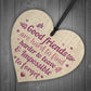 Best Friends Friendship Gift Handmade Wood Heart Plaque Keepsake