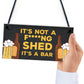 Funny Home Bar Sign RUDE Witty Cheeky Joke Man Cave Pub