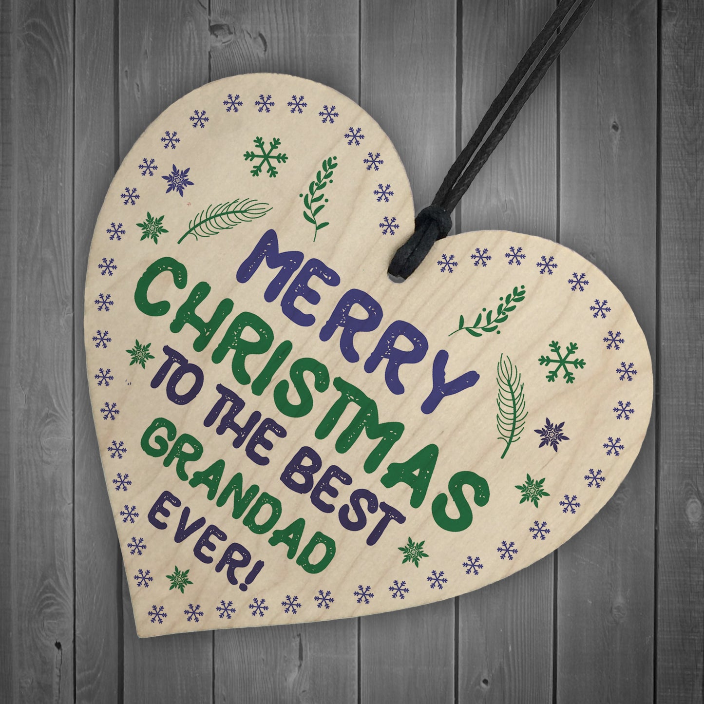 Christmas Gifts For Grandad Grandparent Christmas Gift Heart