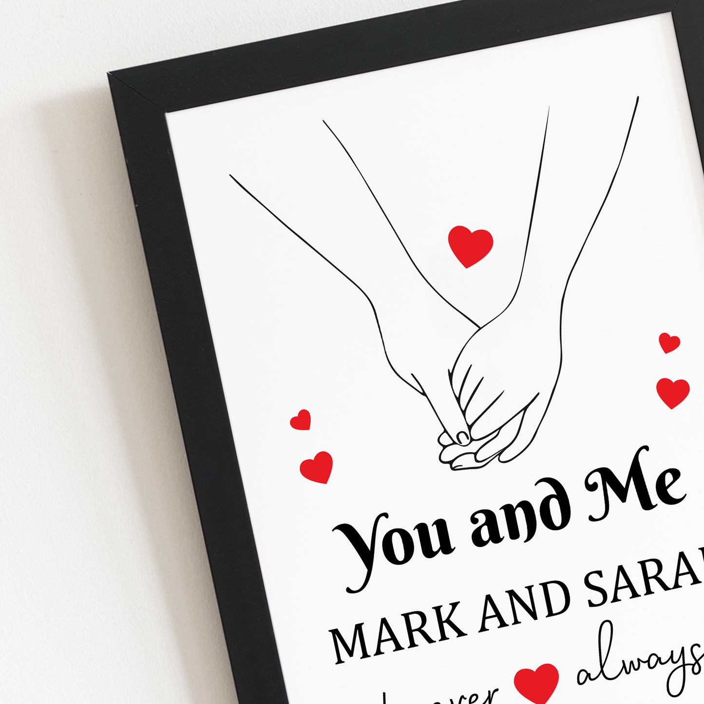 PERSONALISED Valentines Gifts For Him Her Boyfriend Girlfriend