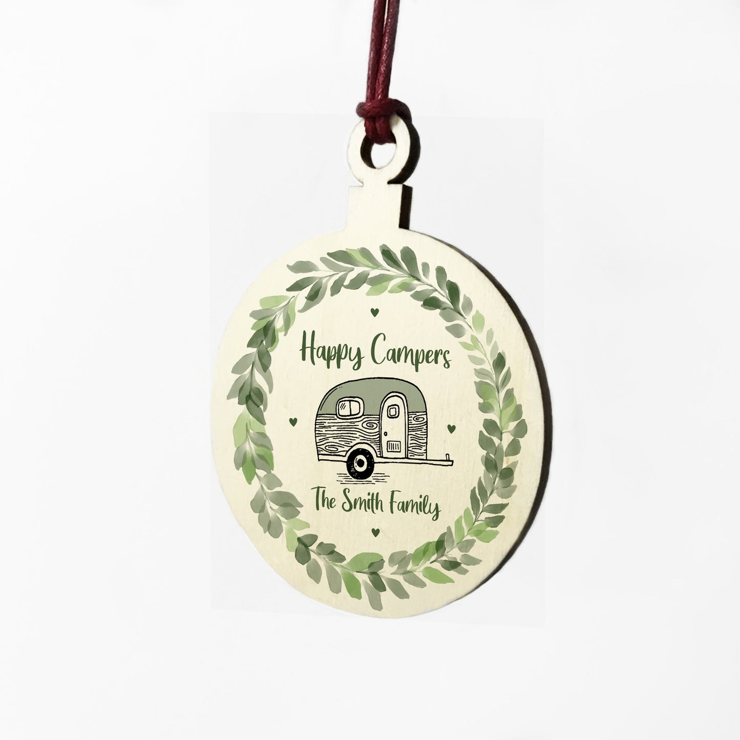 Caravan Christmas Bauble Hanging Decoration Caravan Lover Gift