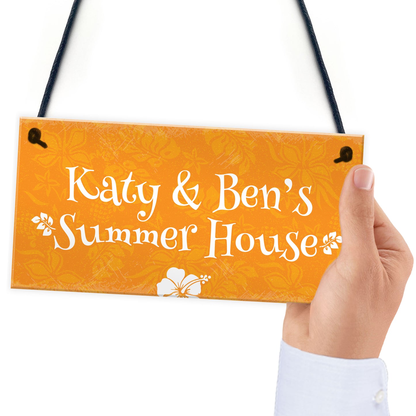 Summer House Sign Personalised Garden Sign Garden Shed Hanging