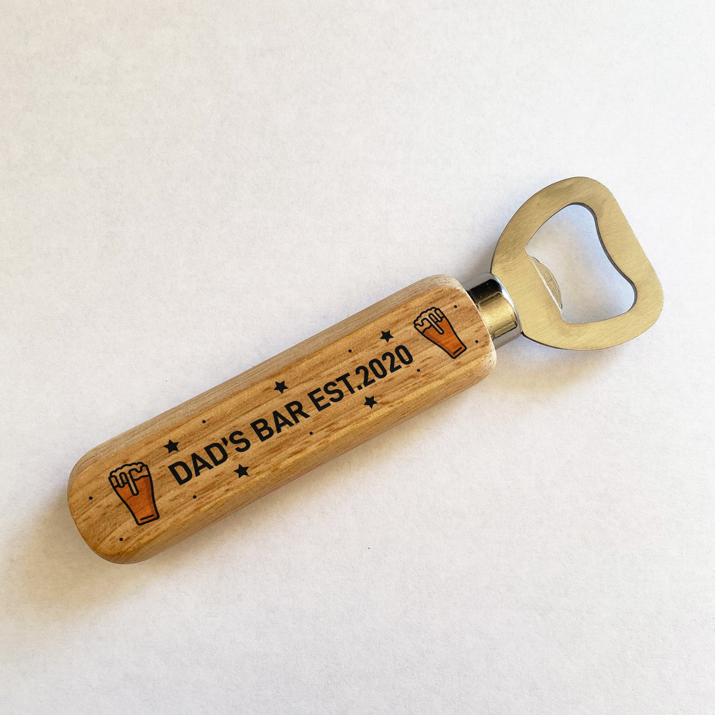 Personalised Gift For Dad Birthday Fathers Day Bottle Opener