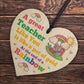 Teacher Appreciation Gifts Wooden Heart Thank You Leaving Gift