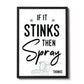 Bathroom Prints Funny Toilet Sign Loo Sign Toilet Decor Framed