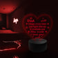 Gifts for Dad Birthday Gifts Acrylic Light LED Dad Gifts