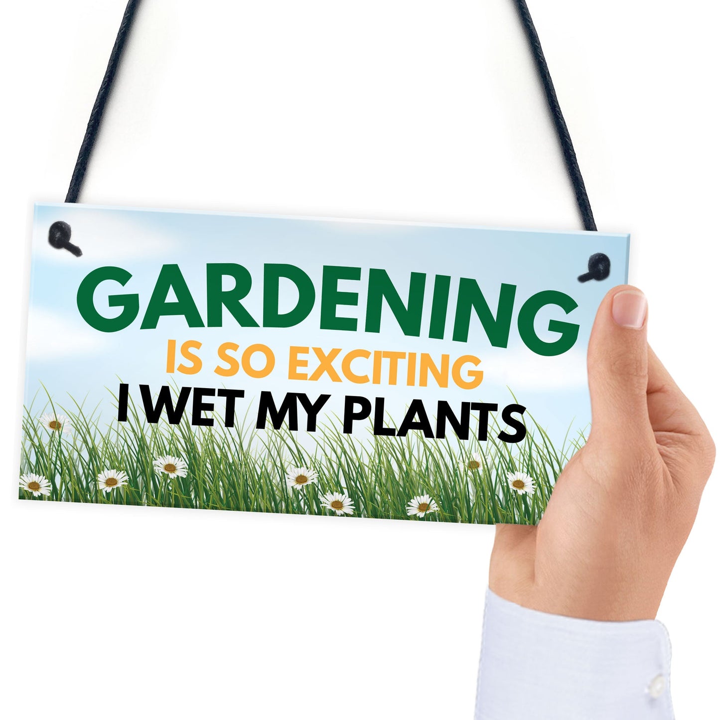 Funny Garden Signs I WET MY PLANTS Summerhouse Garden Shed Sign