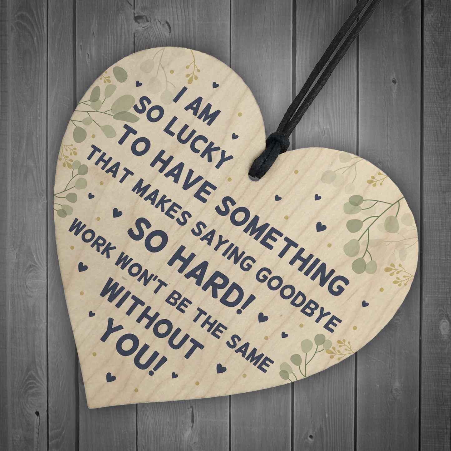 Goodbye Gift For Colleague Heart Plaque Colleague Co Worker Gift