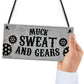 Bike Enthusiast Hanging Sign Motorbike Motorcycle Gift For Men