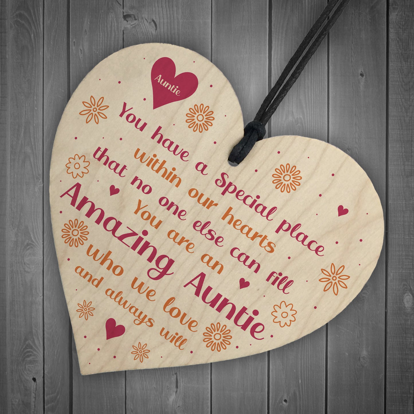 Amazing Uncle Gifts For Birthday Wooden Heart Sign Thank You