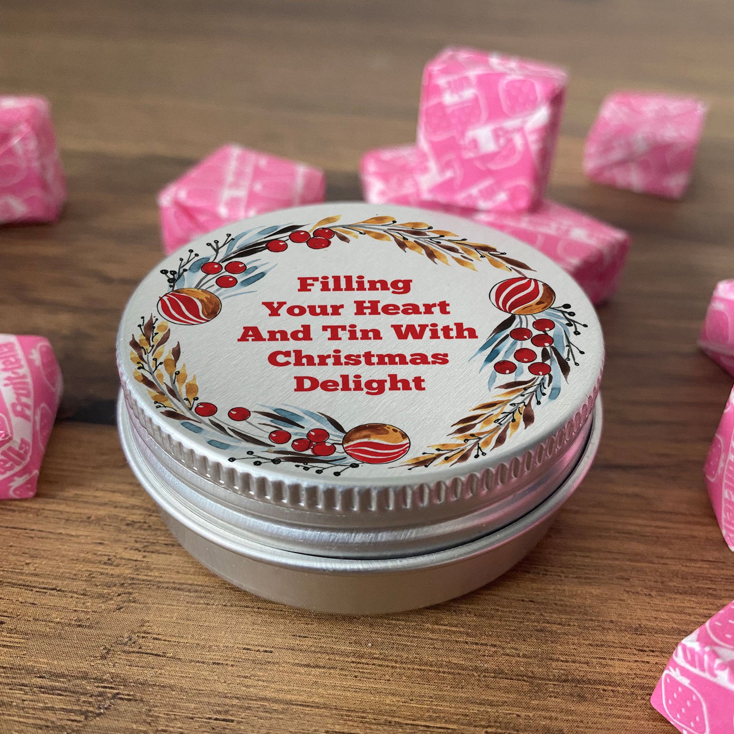 Christmas Sweet Favour Tin Stocking Filler Gift For Son Daughter