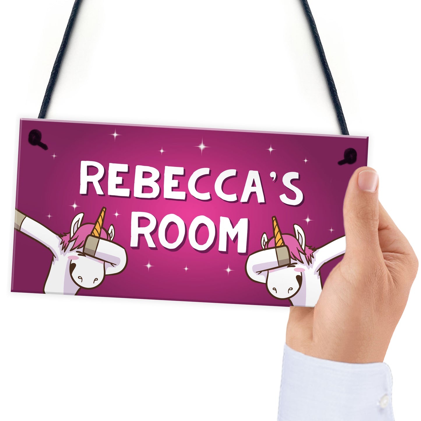 Girls Bedroom Sign Personalised Funny Unicorn Sign Unicorn Gift