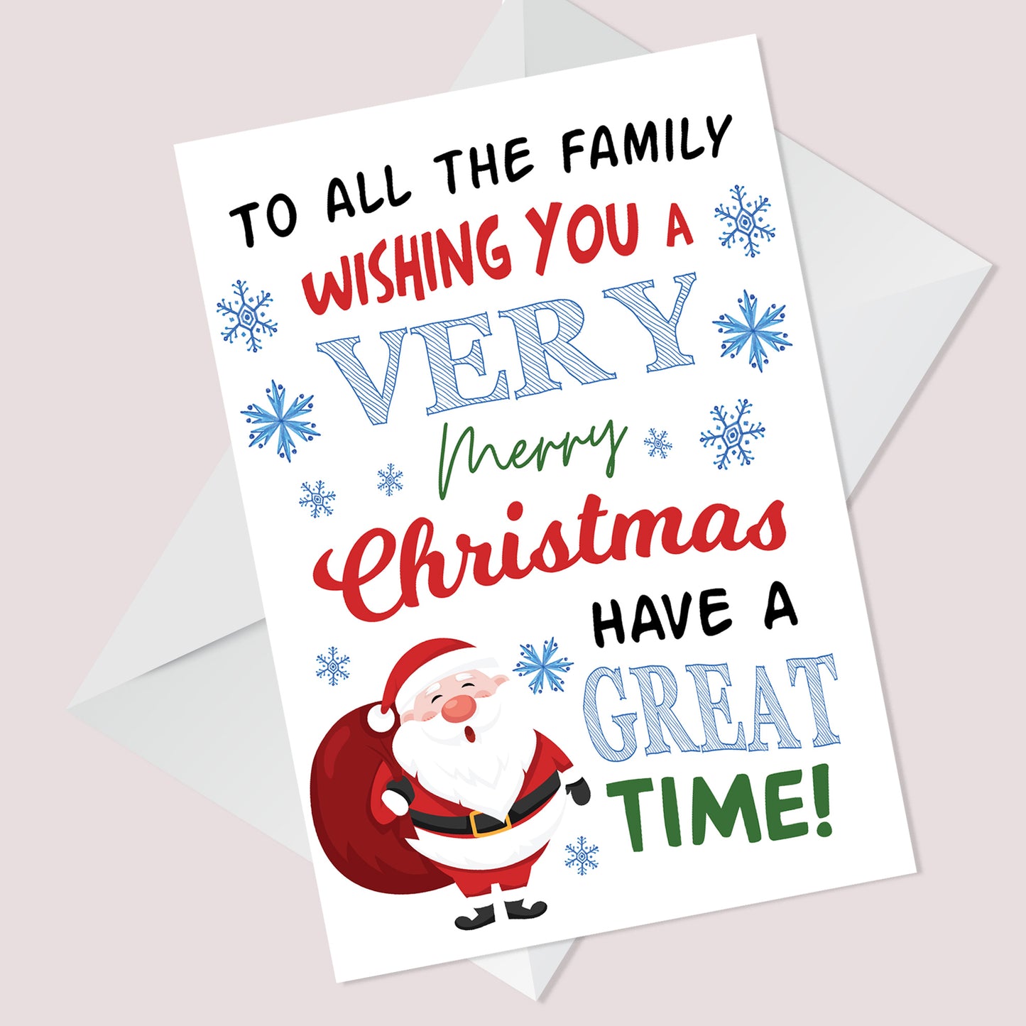 Christmas Cards For Family Neighbour Best Friend Mum Dad Nan
