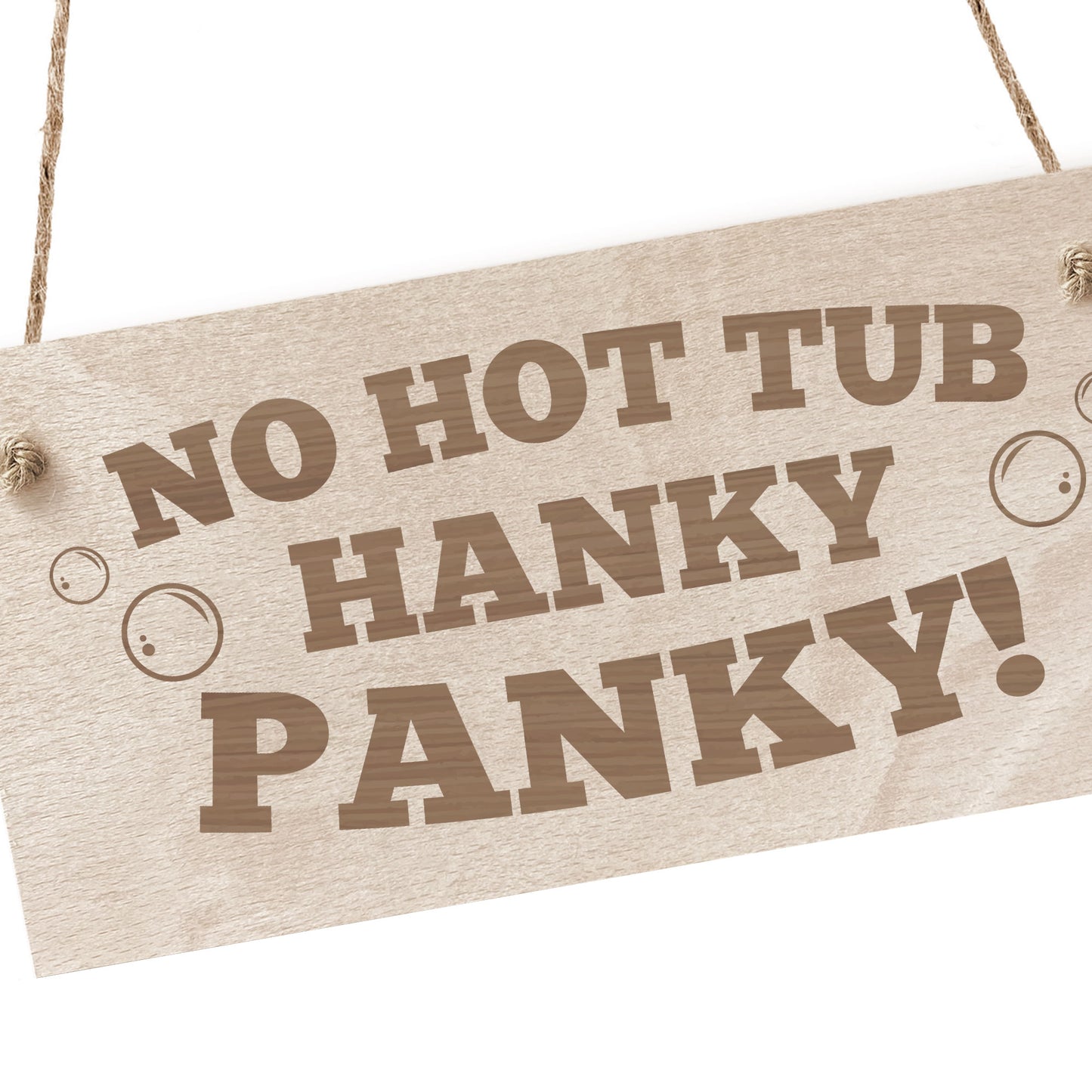 Funny Hot Tub Signs NO HOT TUB HANKY PANKY Hot Tub Accessories