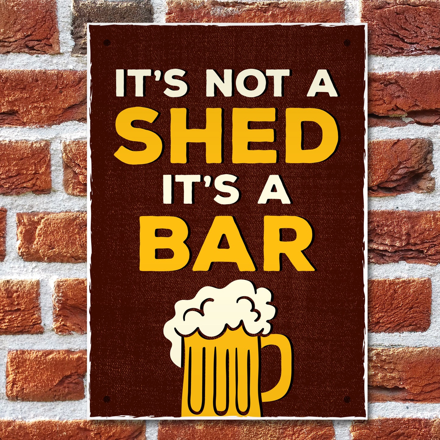 Funny Bar Sign Shed Sign ITS NOT A SHED Bar Signs And Plaques