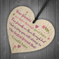 Best Friend Friendship Sign Wood Heart Plaque Birthday Gift