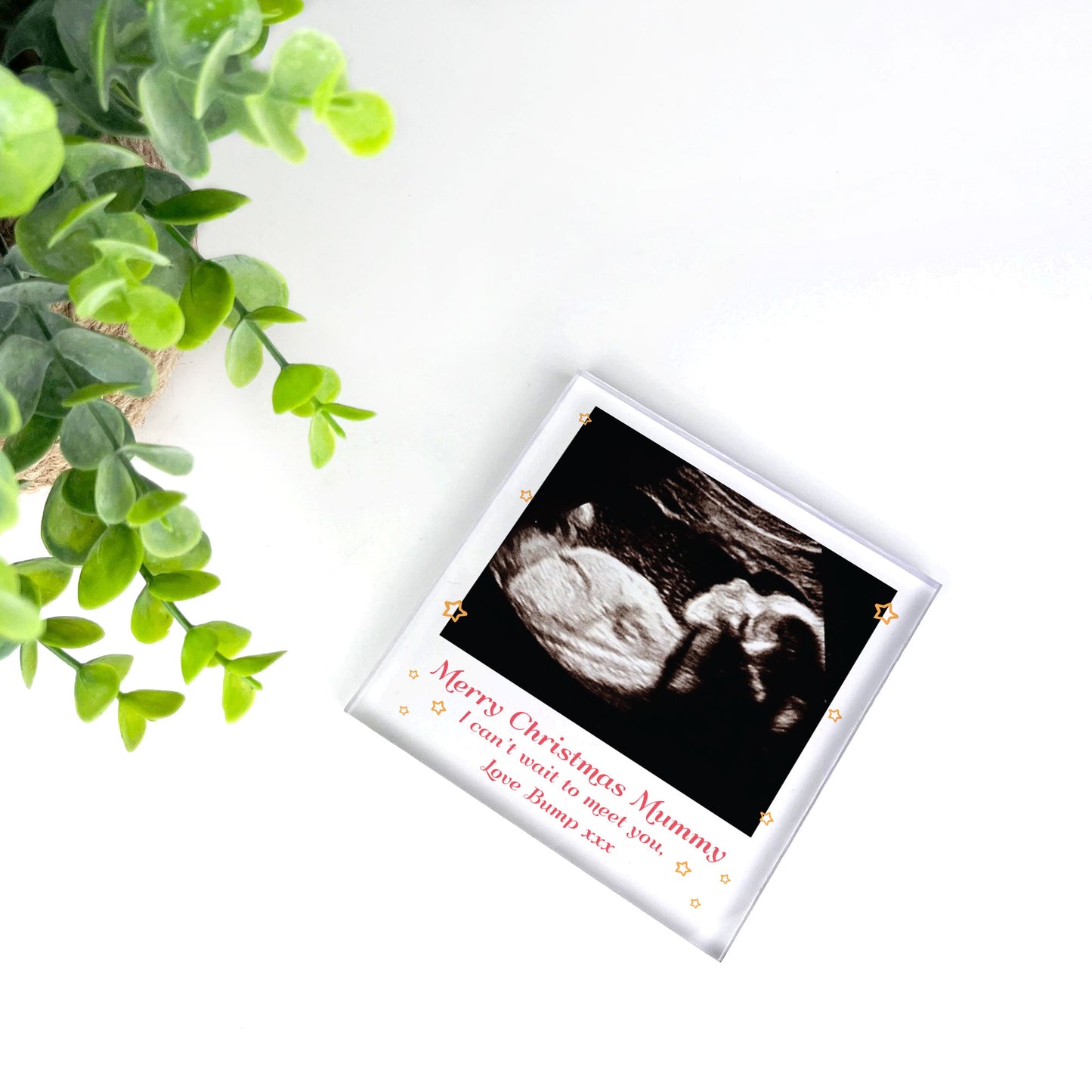 Christmas Gift For Mummy From Bump Personalised Photo Block Bump