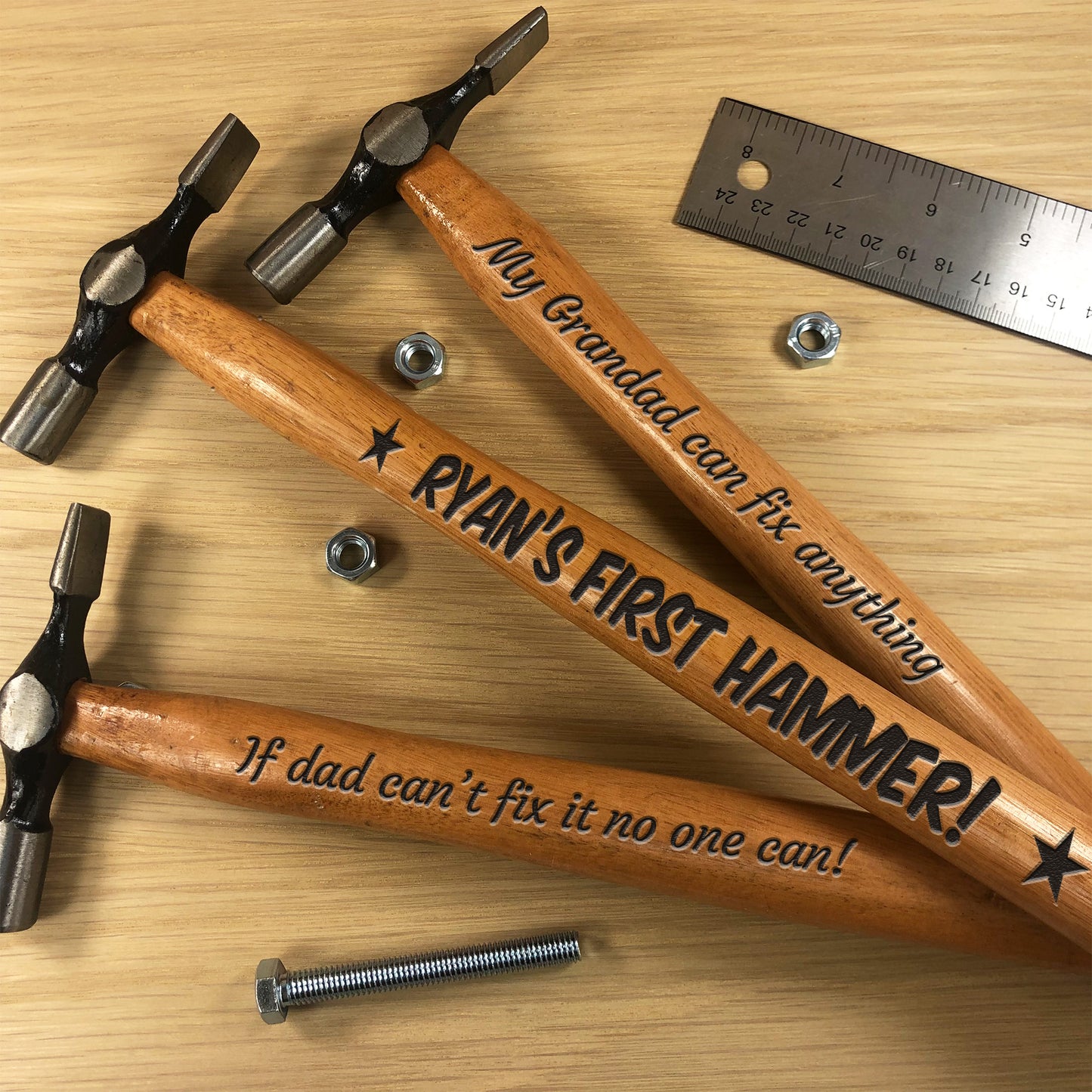 Personalised First Hammer Gifts For Brother Son Birthday Gifts