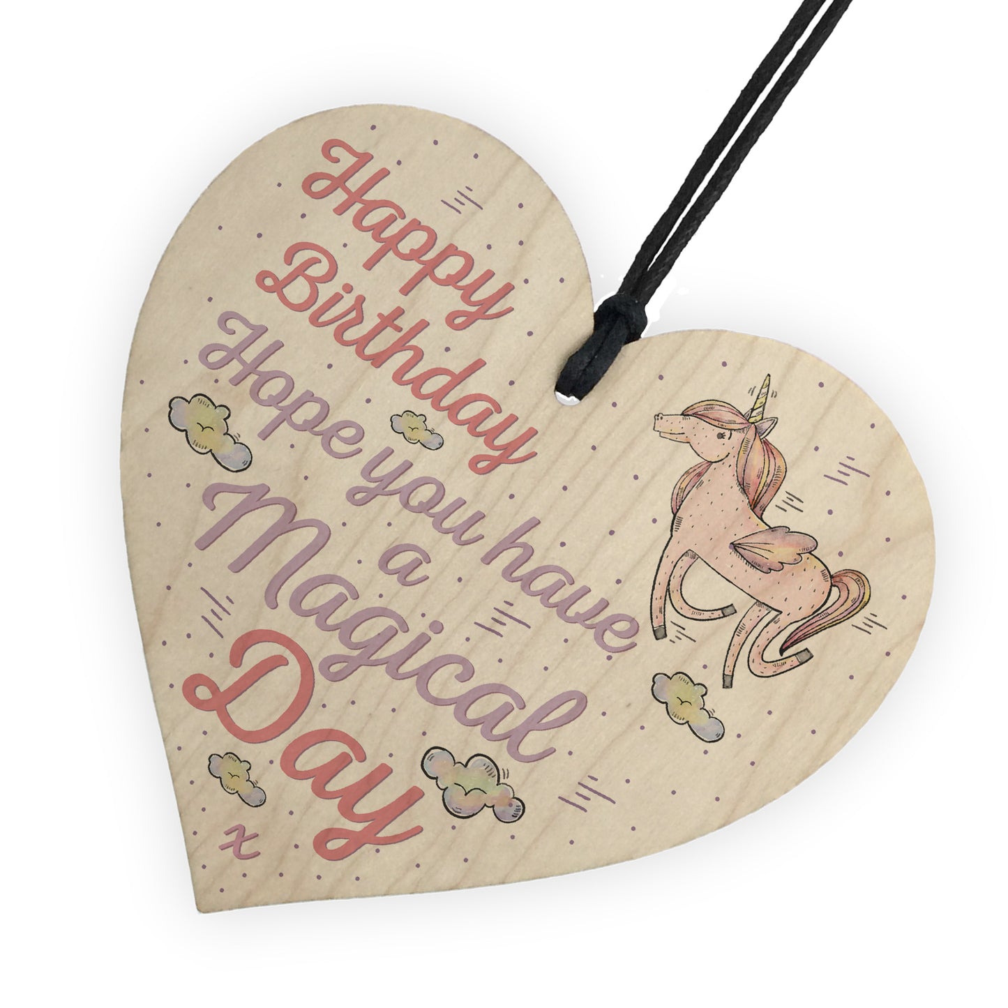 Magical Day Happy Birthday Heart Unicorn Girlfriend Mum Daughter