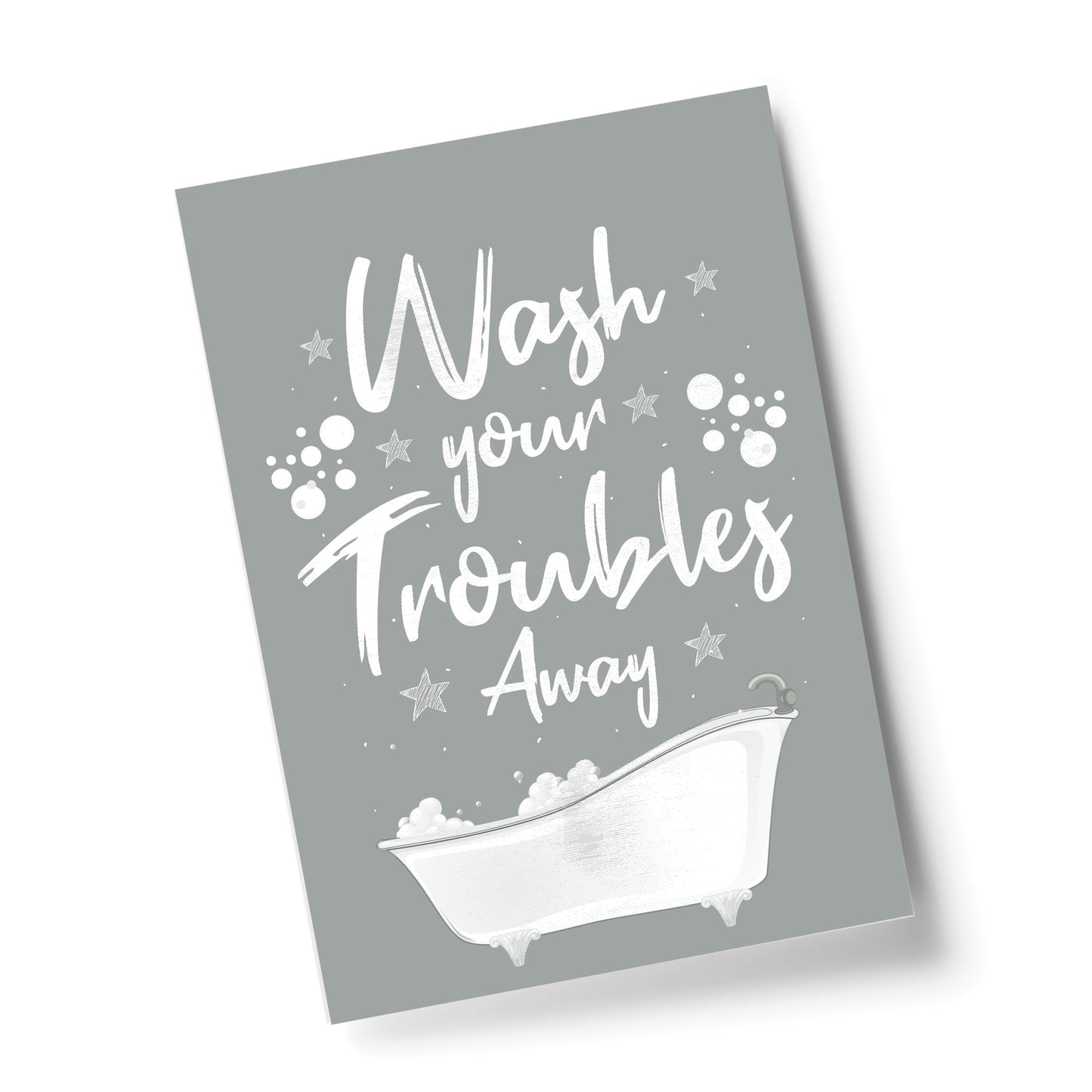 Bathroom Print Funny Grey And White Theme Bathroom Wall Art