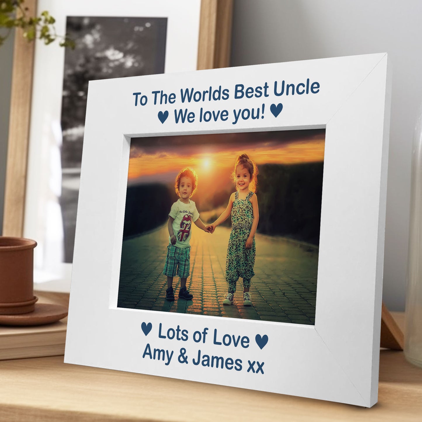 Personalised Gift For Uncle Birthday Christmas Photo Frame