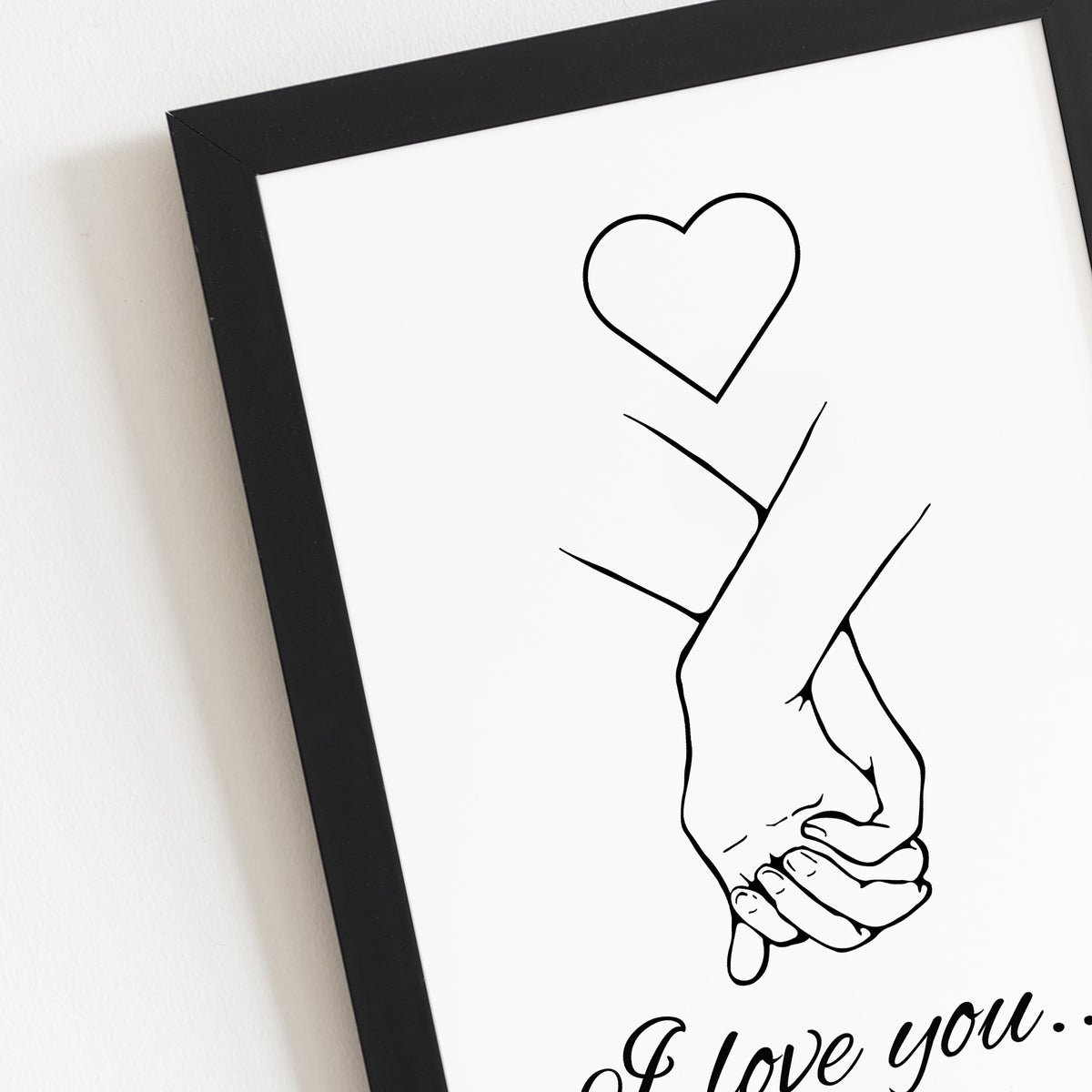 Gift For Husband Wife Boyfriend Girlfriend Love You Framed Print