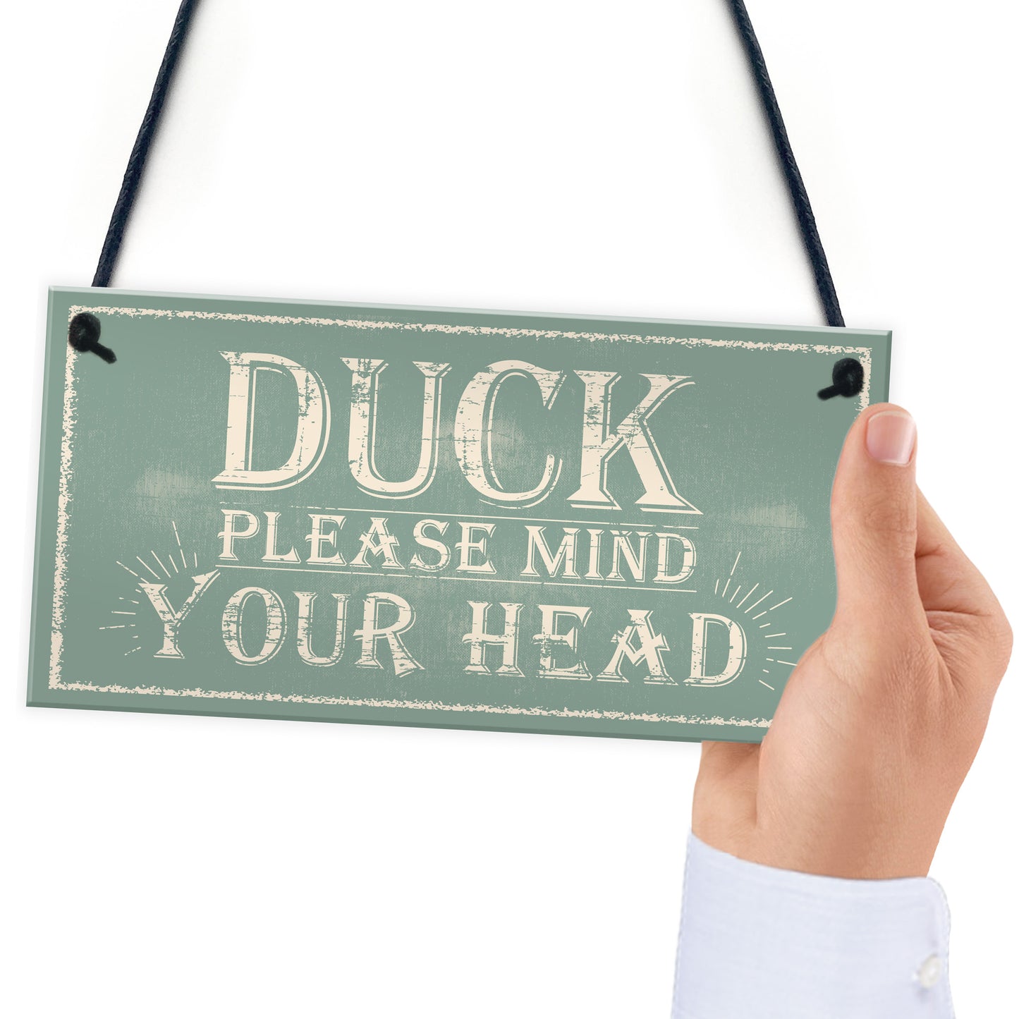 Duck Mind Your Head Friendship Home Gifts Door Wall Plaques