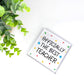 Teacher Gifts From Student BEST TEACHER Plaque Thank You Gifts