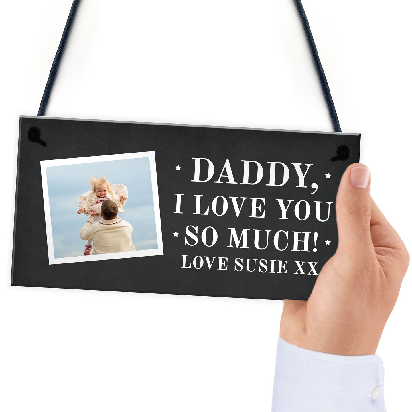 Personalised Photo Plaque Gift For Dad Personalised Fathers Day