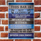 Funny Hanging Bar Sign For Man Cave Home Bar Shed Pub Wall Sign