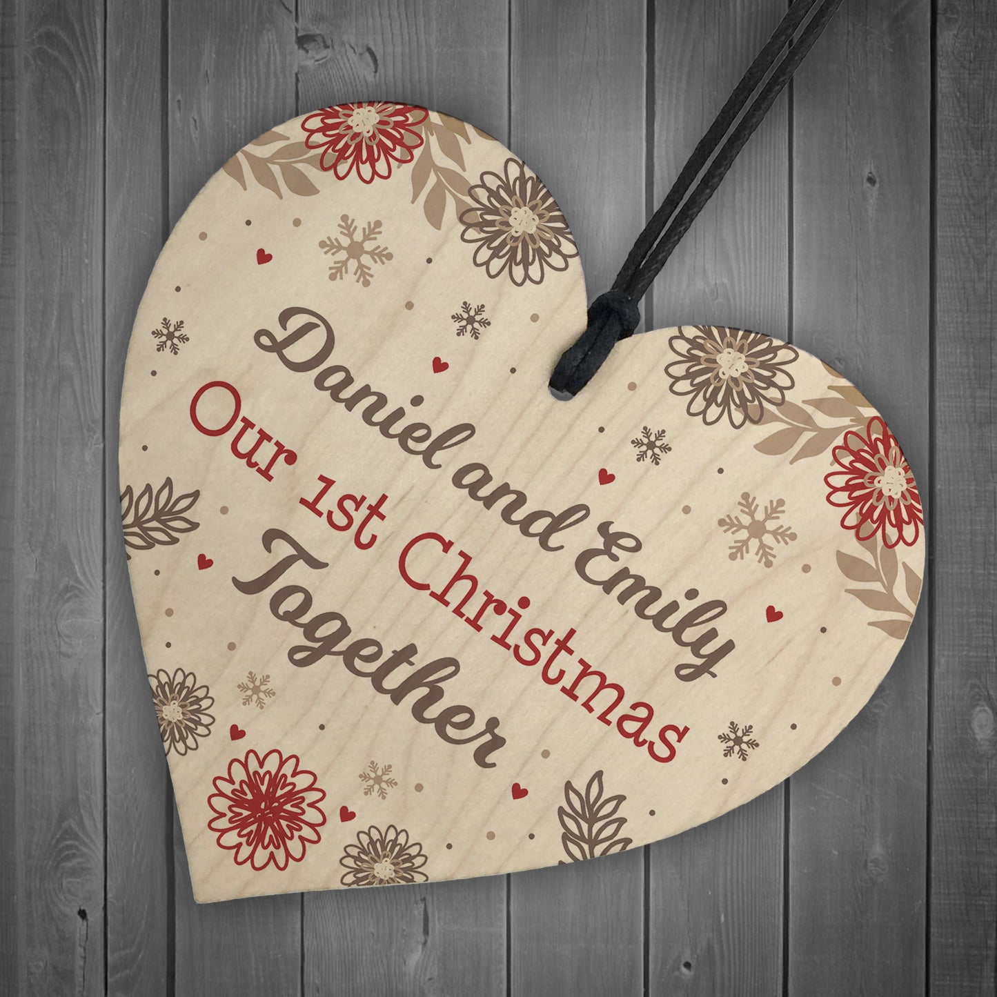 Our First 1st Christmas Together Personalised Tree Decoration
