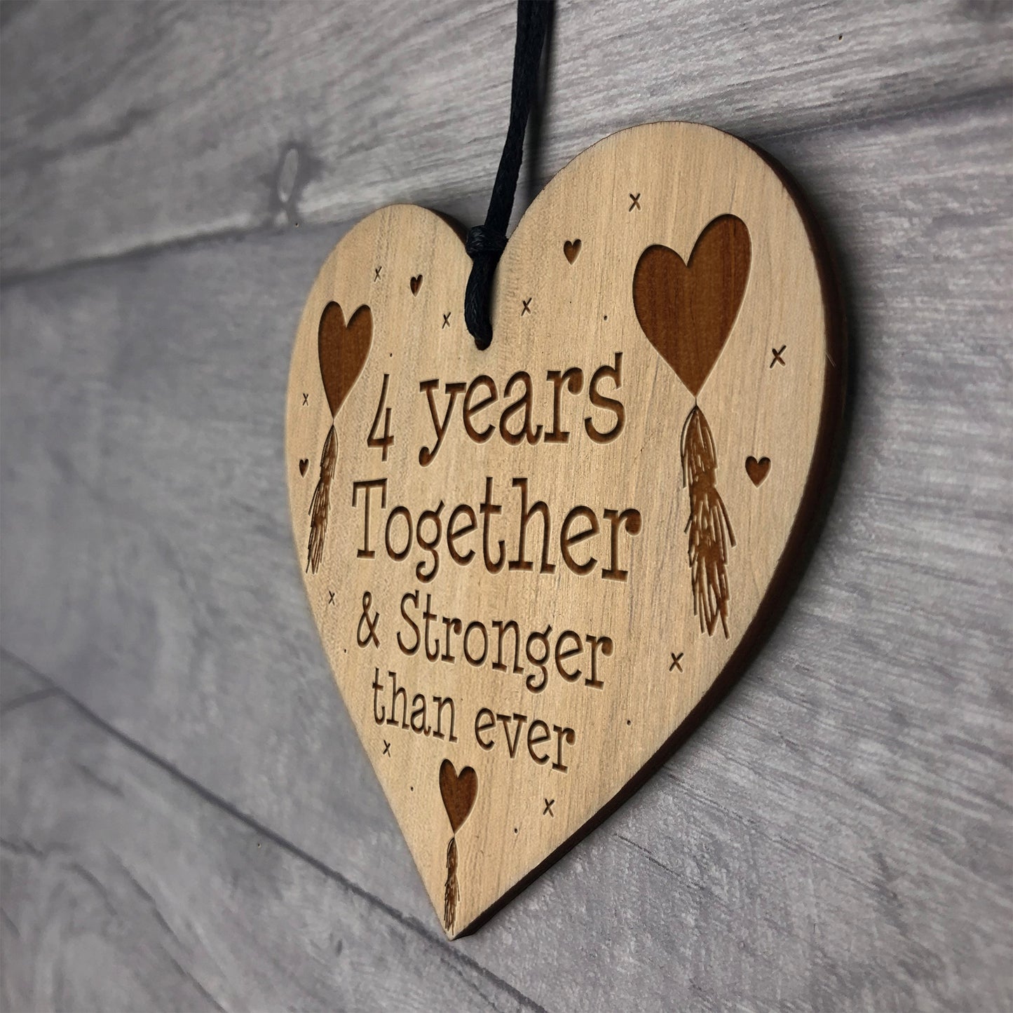 4th Anniversary Gift For Him Her Personalised Boyfriend Gifts