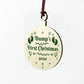 Bumps First Christmas Wood Bauble Gift For Bump Tree Decoration