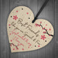 Best Friends Gift Wood Heart Friendship Gift Birthday Gift