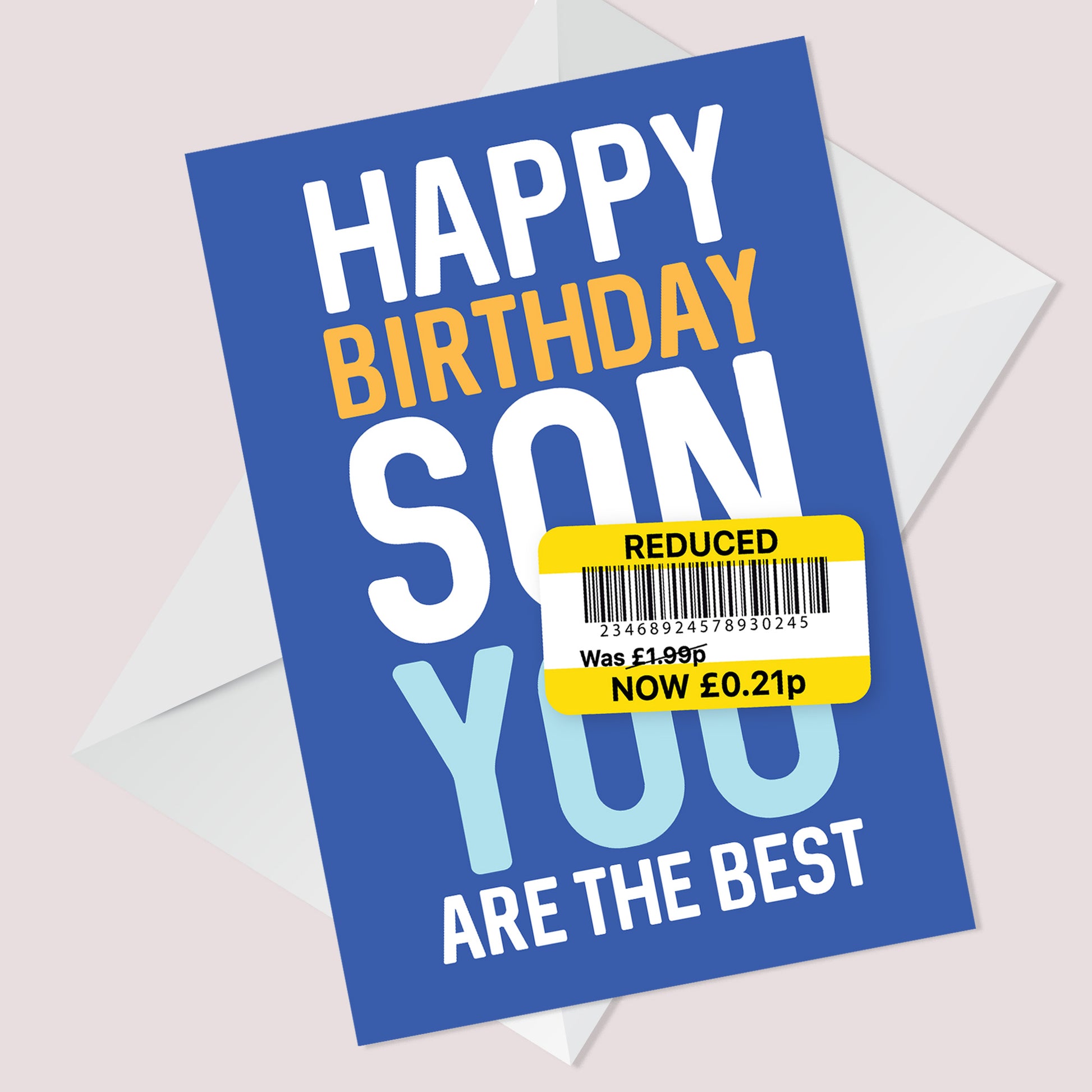 Funny Hilarious Birthday Card For Son From Mum And Dad Novelty