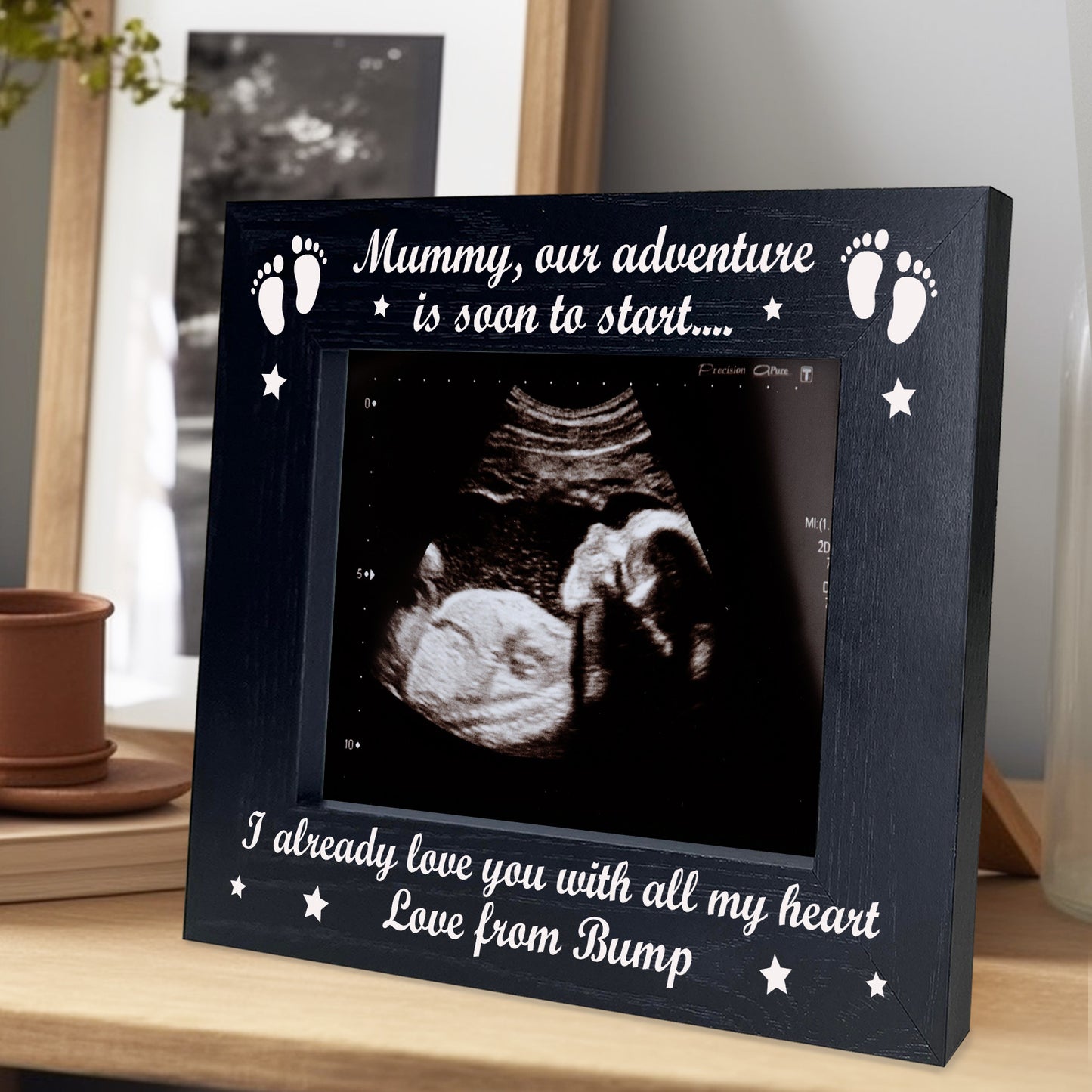 Mummy To Be Gift From Bump Wood Photo Frame Mummy To Be Birthday