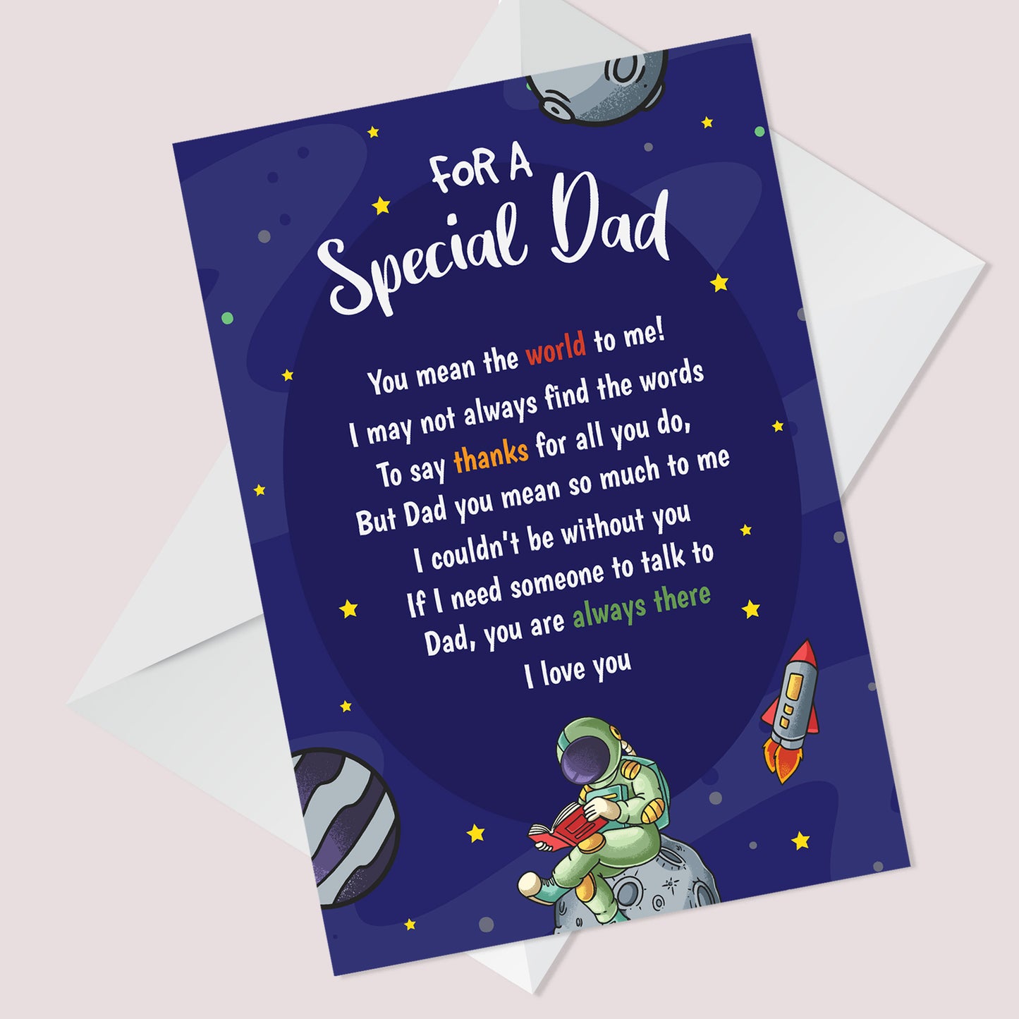 Fathers Day Birthday Card For A Special Dad Novelty Card