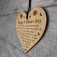 Novelty Gift For Dad For Birthday Christmas Engraved Heart Daddy
