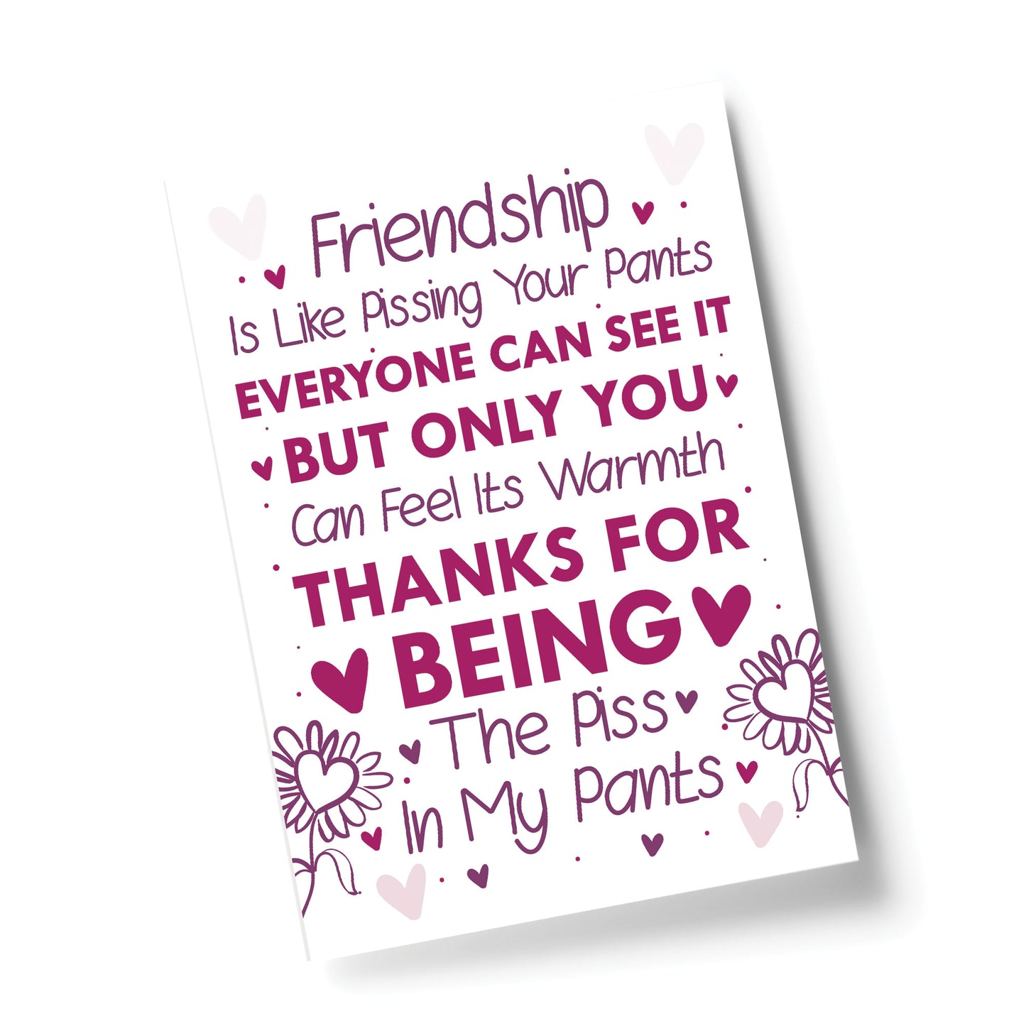 Best Friend Print Friendship Gift Funny Thank You Gift Novelty