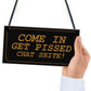Funny Rude Bar Signs Plaques For Home Bar Man Cave Novelty
